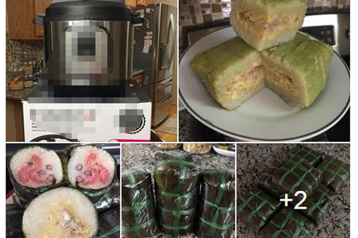 Bánh chưng: Khi ra nước ngoài hầu như ai cũng nhớ đến hương vị bánh chưng, bánh tét nhưng chỉ có thể tới dịp tết thì mới có thể thưởng thức được. Hương vị của bánh chưng lúc nào cũng làm người ăn lưu luyến cái vị mằn mặn của hạt nếp hương, vị bùi bùi của đậu xanh và chút béo ngậy của thịt heo cứ như tan ra trong miệng.