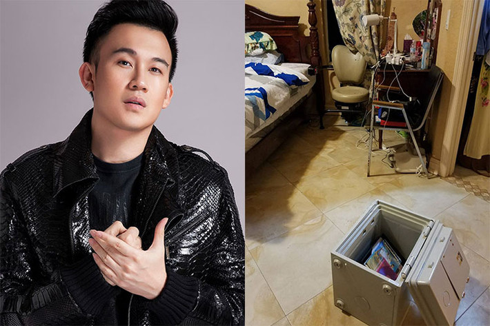 Hot Face sao Việt 24h: Dương Triệu Vũ chia sẻ anh vừa bị trộm phá két sắt lấy đi tiền mặt và chỉ để lại CD của Đàm Vĩnh Hưng.