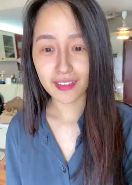 Mới đây, hình ảnh Mai Phương Thúy để mặt mộc, không chải tóc khi livestream nhận được sự chú ý của nhiều khán giả. Ảnh: Zing