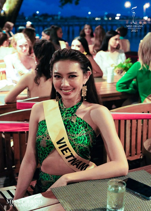 Trong những ngày qua, nhiều hình ảnh của Thùy Tiên đăng tải trên fanpage cuộc thi. Ảnh: Miss Grand International
