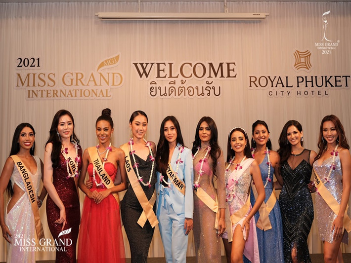 Đại diện Việt Nam hút ống kính của ban tổ chức trong ngày thứ 6 tại cuộc thi. Ảnh: Miss Grand International