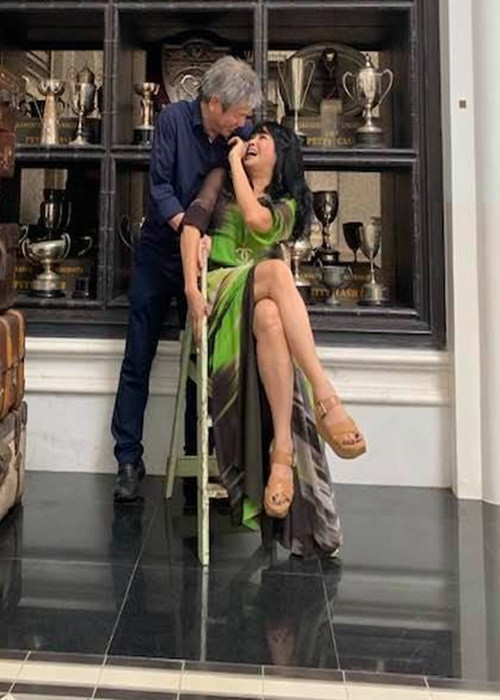 Nhìn nụ cười của Thanh Lam và bạn trai là biết cả hai đang hạnh phúc thế nào.