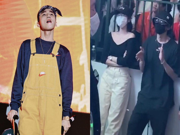 Hải Tú từng lặng thầm theo dõi Sơn Tùng M-TP biểu diễn. Ảnh: Yeah1
