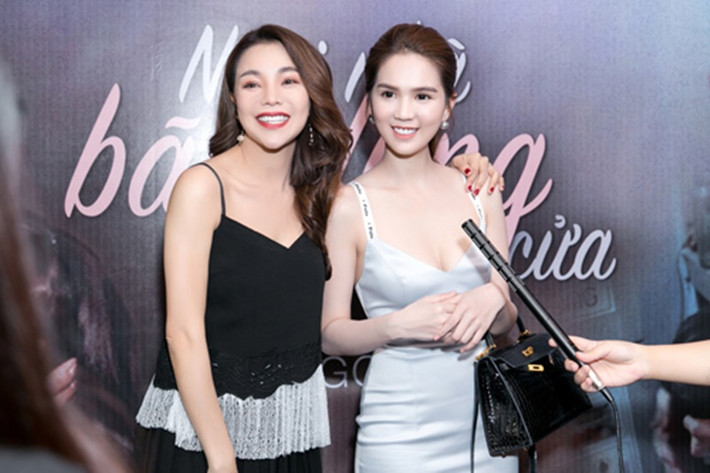 Ngọc Trinh và Trà Ngọc Hằng từng kinh doanh chung. Ảnh: Khám Phá.