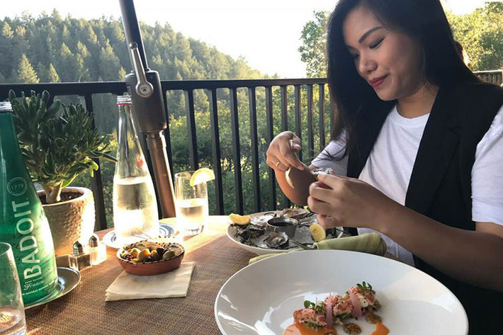 Phương Vy Idol thưởng thức ẩm thực của Napa.