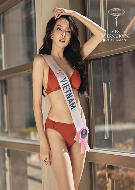 Thanh Thủy gợi cảm khi chụp ảnh bikini ở Miss International. Ảnh: Fanpage Miss International.