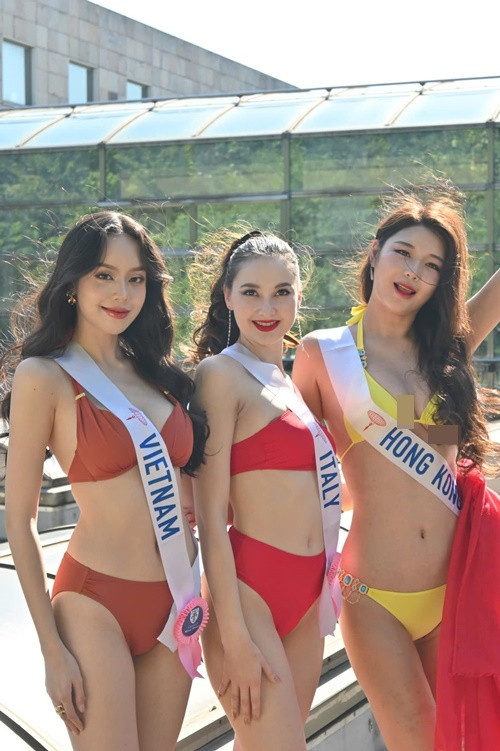 Thanh Thủy ghi điểm bởi nhan sắc ngọt ngào, gợi cảm. Ảnh: FB Thanh Thủy.
