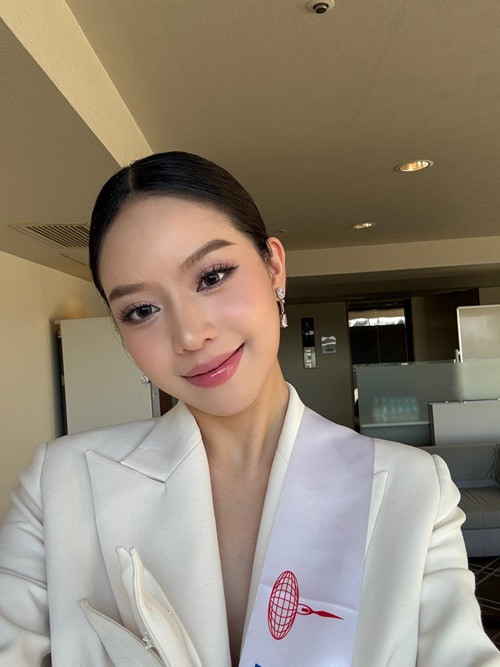 Thanh Thủy được chuyên trang sắc đẹp Missosology đánh giá cao. Missosology đã xếp đại diện Việt Nam đứng thứ 10 trong bảng dự đoán gần đây nhất. Ảnh: FB Thanh Thủy.