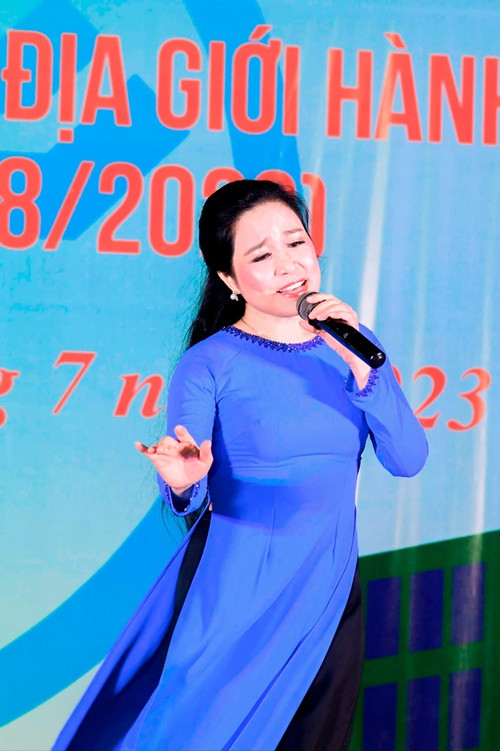 NSƯT Minh Phương đang công tác tại Đài Tiếng nói Việt Nam.