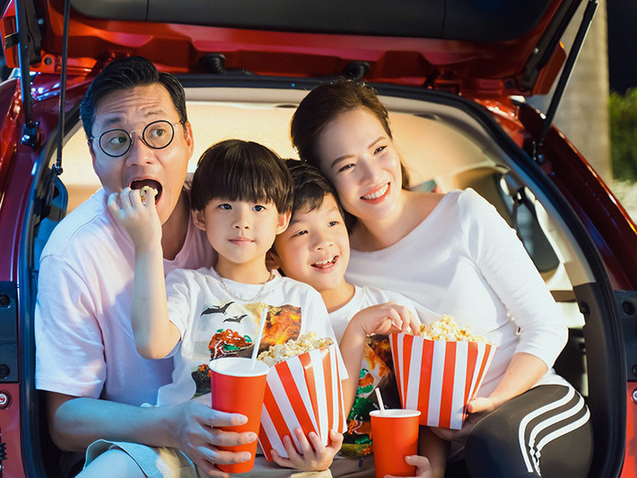 Tổ ấm nhỏ của nữ MC luôn tràn ngập tiếng cười.
