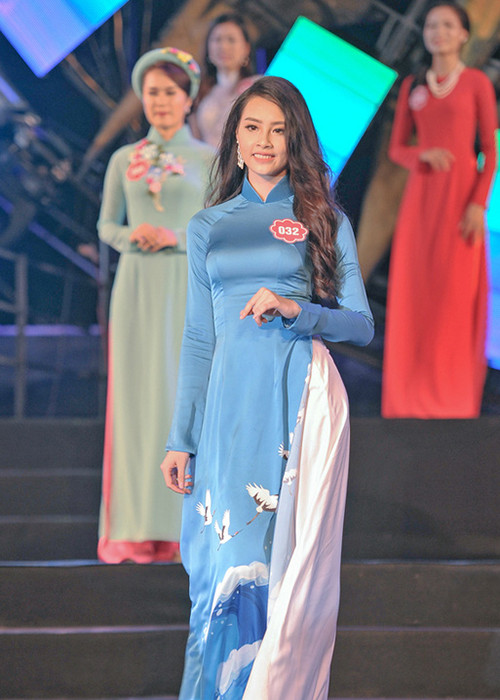 Hoa hậu Phạm Thùy Trang hiện theo học chuyên ngành Thiết kế Nội thất, khoa Mỹ thuật Ứng dụng, Đại học Kinh doanh và Công nghệ Hà Nội. (Ảnh: VTV)