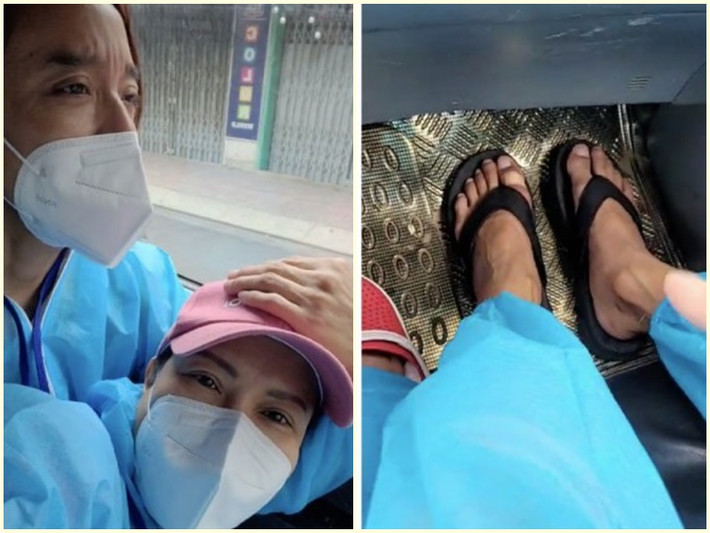 Mới đây, Việt Hương cho biết, trong một lần khuân vác đồ, nhạc sĩ Hoài Phương bị thương ở chân vì lỡ đá vô cọc sắt. Tuy nhiên, thay vì ở nhà, chồng Việt Hương vẫn đi phát quà từ thiện. Đây không phải là sự cố duy nhất khi từ thiện của vợ chồng Việt Hương.