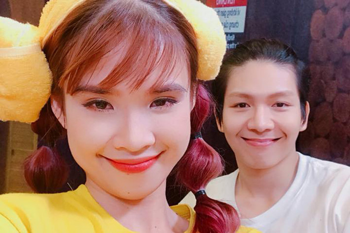 Khởi My đăng hình ảnh bên Kelvin Khánh. Cặp đôi sao Việt nhanh chóng được nhận xét ngày càng có tướng phu thê.