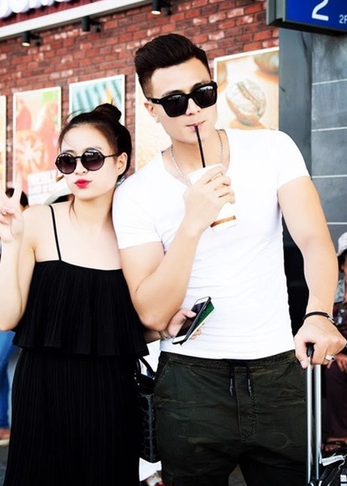 Vĩnh Thụy từng đưa Hoàng Thùy Linh về ra mắt gia đình. Tuy nhiên, cặp sao được cho chia tay vào năm 2018. Hiện tại, Vĩnh Thụy hẹn hò nhưng giấu mặt bạn gái. Ảnh: Zing
