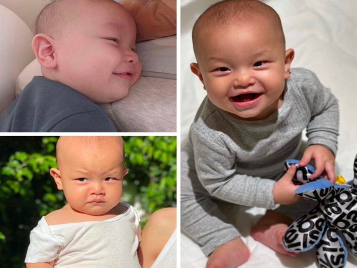 Con trai của Hồ Ngọc Hà có đôi mắt chứa đầy cảm xúc.
