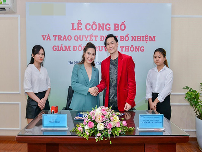 Hồi tháng 5/2022, Khánh Phương trở thành giám đốc truyền thông của một tập đoàn hoạt động rất nhiều lĩnh vực như nhập khẩu, phân phối sản phẩm chăm sóc sức khỏe, sắc đẹp, đào tạo, thời trang, bất động sản. Ảnh: Dân Việt