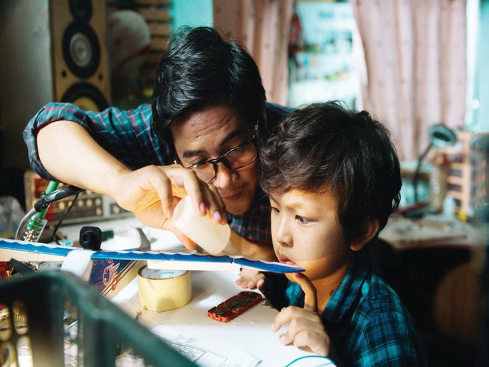 Diễn xuất của Trường Phú trong phim "Maika - Cô bé đến từ hành tinh khác" được khen tự nhiên, mang lại cảm xúc cho người xem. Ảnh: Phunuonline