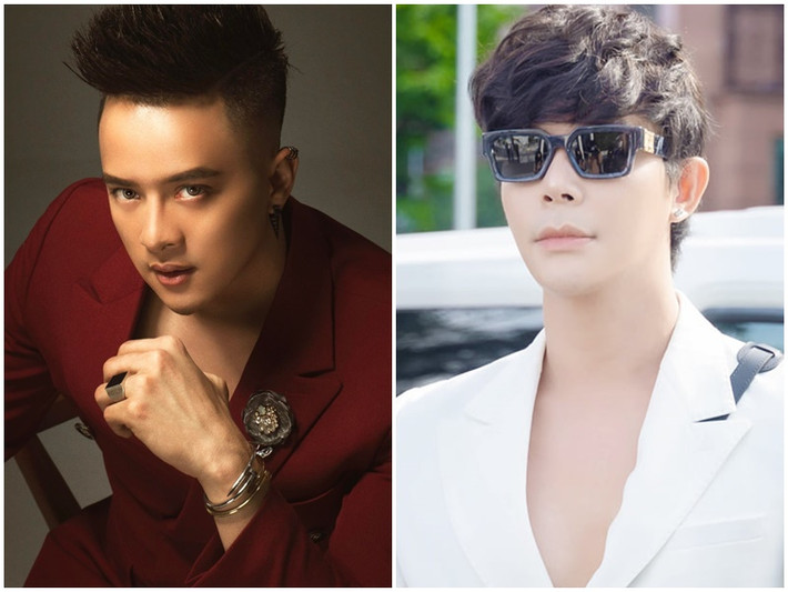 Năm 2021, Nathan Lee khoe mua độc quyền ca khúc “Giấc mơ tuyết trắng” từ nhạc sĩ Quốc Bảo. Bài hát vốn là bản hit của Thủy Tiên. Mới đây, Thủy Tiên gây tranh cãi vì thể hiện “Giấc mơ tuyết trắng” tại một đêm nhạc phòng trà. Giữa ồn ào, Thủy Tiên cho biết, cô đã nhắn tin xin phép nhạc sĩ Quốc Bảo và nhận được sự đồng ý. Phía Nathan Lee cho biết, anh mua độc quyền “Giấc mơ tuyết trắng” trong 3 năm. Theo nam ca sĩ, phía Thủy Tiên đã liên hệ để xin lỗi. Ngoài Thủy Tiên, trong năm 2021, Cao Thái Sơn (trái) cũng bị Nathan Lee mua bản hit. Ảnh: FBNV