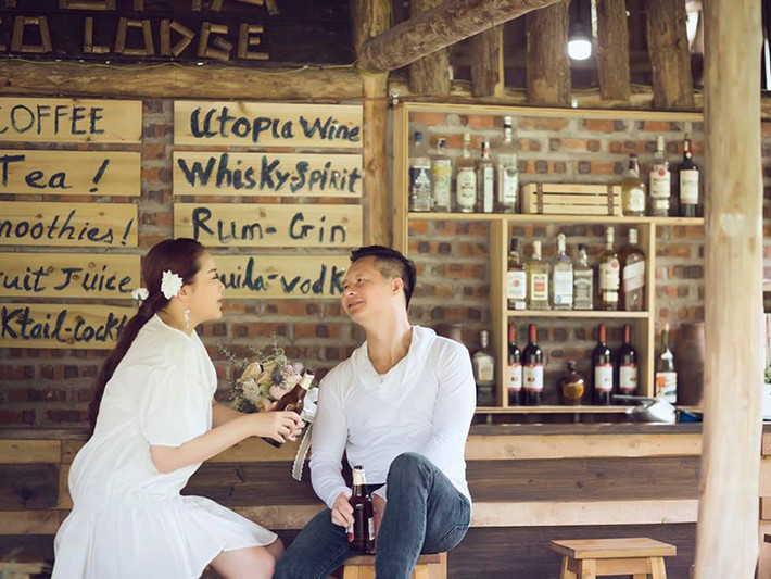 Dù tăng cân thấy rõ nhưng Phan Như Thảo vẫn nhận được những lời khen có cánh từ chồng.