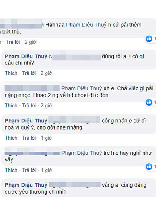 Diệp Thúy cho biết, cô hiện giữ mối quan hệ tốt đẹp với Hiệp Gà.