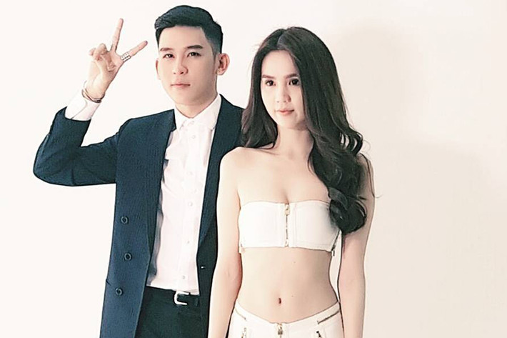 Hình ảnh gợi cảm của Ngọc Trinh bên người mẫu Minh Trung. Cả hai sẽ có màn kết hợp thú vị trong “Đêm hội chân dài 10”. (Ảnh: Instagram Minh Trung)