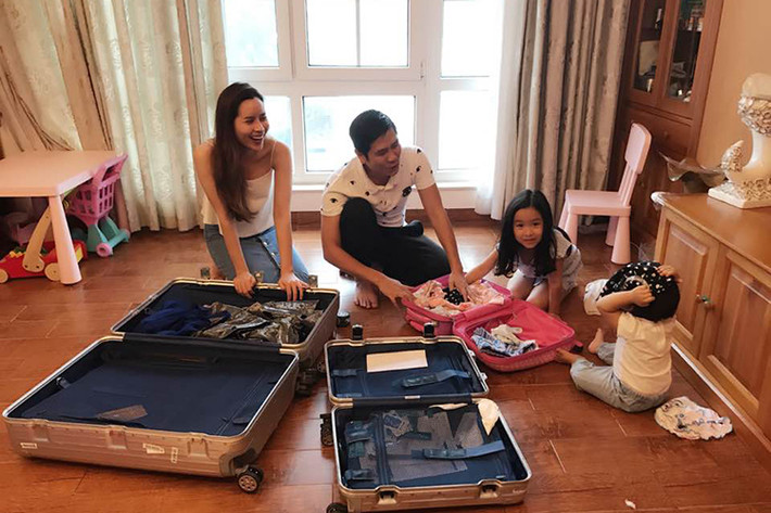 Ngoài bé Misu, Lưu Hương Giang còn có cô con gái Mina. Hai nhóc tì đều là động lực sống của nữ ca sĩ.
