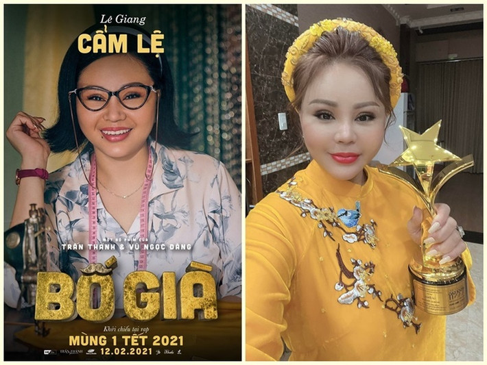 Đóng Bố già năm 2021, Lê Giang vẫn miệt mài hoạt động nghệ thuật. Nữ diễn viên xuất hiện trong web drama như: Tết này có chồng, Hẻm cụt…, các phim điện ảnh gồm: Nhà bà Nữ, Chị chị em em 2…