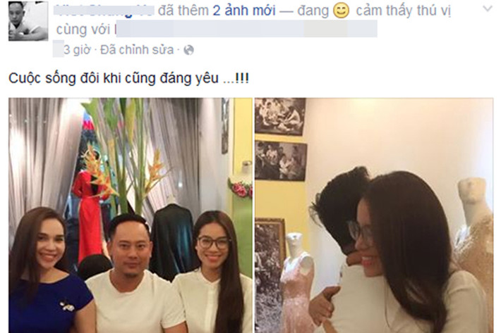 Sau khi Phạm Hương đăng quang Hoa hậu Hoàn vũ Việt Nam 2015, Võ Việt Chung và mỹ nhân này bất ngờ thân thiết trở lại dấy nghi vấn đây là một chiêu PR. Ảnh: Vietnamnet