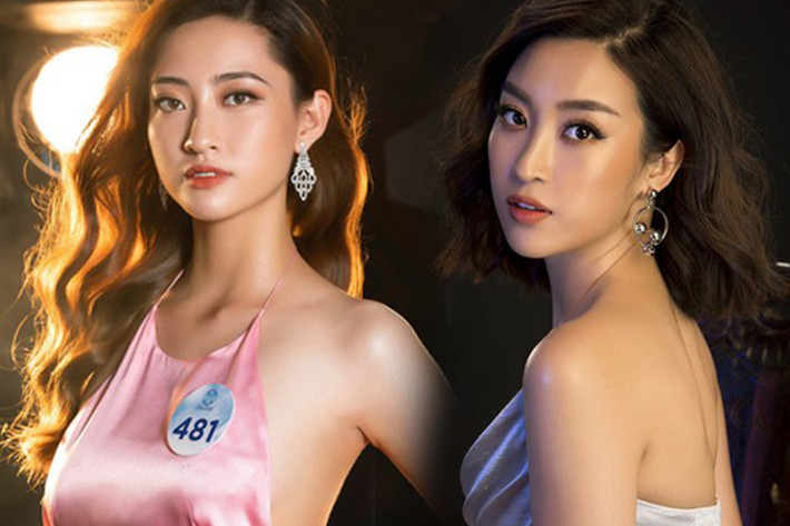 Lương Thùy Linh được xem là bản sao của Hoa hậu Đỗ Mỹ Linh. Cả hai còn có điểm chung là xuất thân từ trường Đại học Ngoại thương cơ sở Hà Nội.