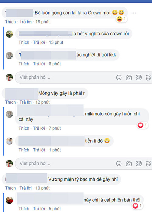 Không ít người hâm mộ lại để bình luận trêu đùa H'hen Niê: “Bẻ nốt cọng còn lại cho cân đi H'hen Niê ơi” ; “Bả bẻ làm bông tai, dùng xong lại lấy súng bắn keo đính lại, các bác đừng lo". Ảnh: Saostar