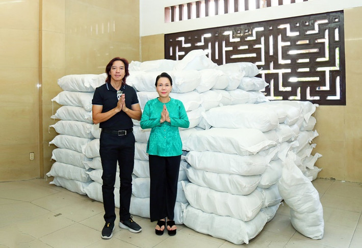 Hoài Phương chia sẻ, anh hiện có 3 chiếc cano nên muốn cùng đi hỗ trợ bà con ở Yên Bái, Thái Nguyên. Ảnh: FB Hoài Phương.