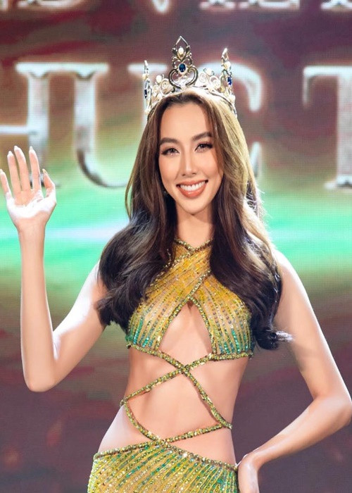 Thùy Tiên trở nên nổi tiếng sau khi đăng quang Miss Grand International 2021. Ảnh: FB Thùy Tiên.