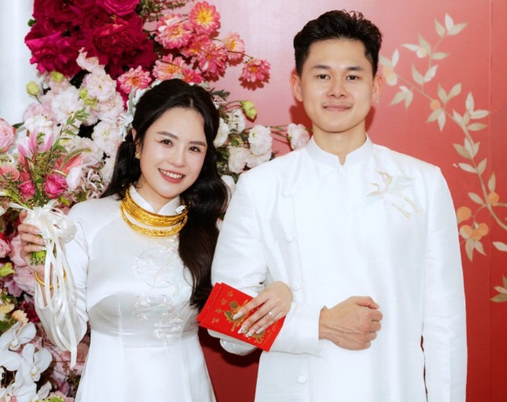 Lễ vu quy của Thái Trinh được tổ chức tại Thái Bình vào sáng ngày 20/11. Ảnh: Tiền Phong.