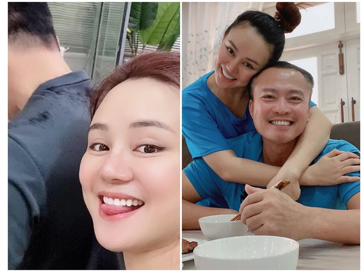 Vy Oanh vừa đăng tải hình ảnh bên ông xã kèm câu chuyện cho thấy tình cảm vợ chồng rất mặn nồng.