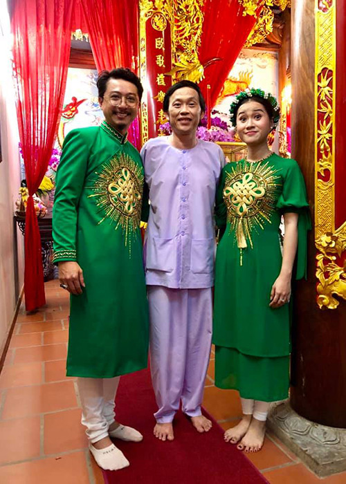 Hứa Minh Đạt cảm thấy may mắn diễn chung với Hoài Linh nhiều nên khán giả mới biết đến.