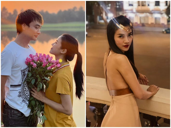Anh Đào đóng vai Thanh trong " Lối về miền hoa". Đây là lần đầu chạm ngõ phim truyền hình của nữ diễn viên xinh đẹp này. Anh Đào hiện tại lọt top đề cử Diễn viên nữ ấn tượng. Ảnh: FBNV