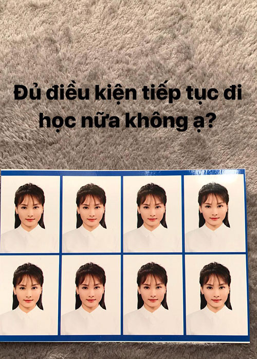 Bảo Thanh “Sống chung với mẹ chồng” khoe ảnh thẻ xinh đẹp, trẻ trung.
