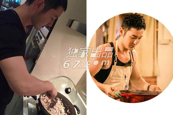 Huỳnh Hiểu Minh cũng là một trong những ngôi sao Hoa ngữ dành tình yêu cho ẩm thực.