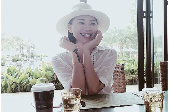 Ở tuổi 40, nàng đả nữ của màn ảnh Việt vẫn nhí nhảnh.