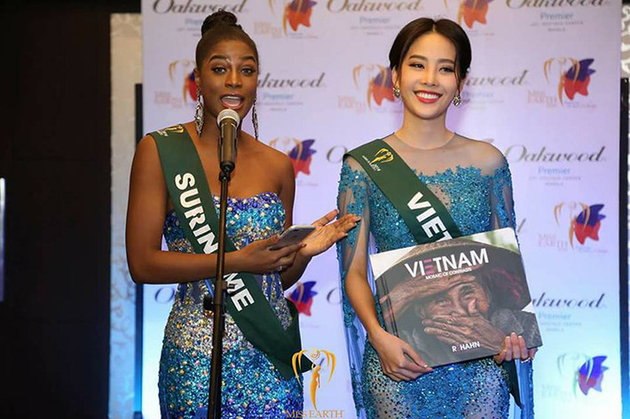 Liên tiếp ghi điểm tại cuộc thi Hoa hậu Trái đất 2016, Nam Em đang nhận được sự kỳ vọng lớn của khán giả Việt Nam. (Ảnh: Miss Earth)