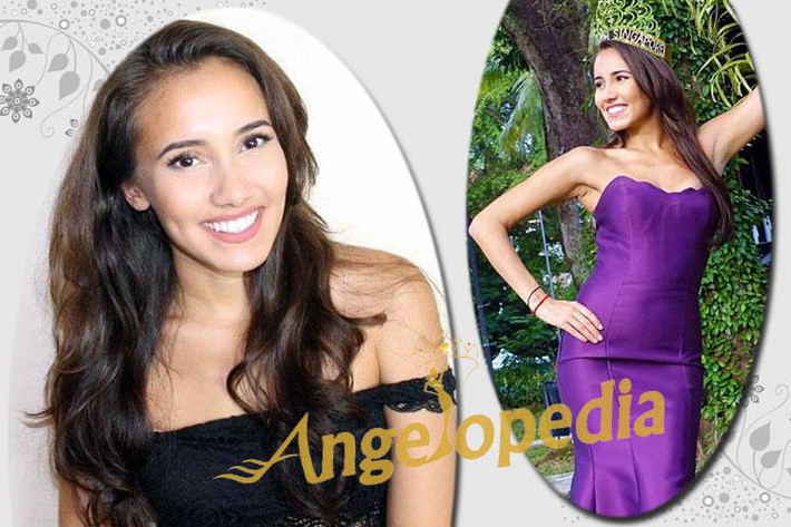 Chuyên trang sắc đẹp Angelopedia còn khen ngợi nhan sắc đại diện của Singapore - Manuela Bruntraeger. Cô gái 23 tuổi này cũng được đánh giá là một sinh viên cầu tiến. (Ảnh: Angelopedia)