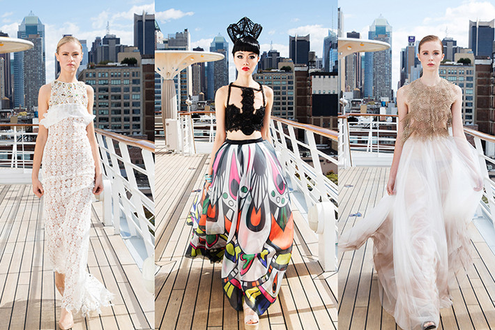 Chương trình J Autumn Fashion Show của Jessica Minh Anh còn giới thiệu bộ sưu tập da phối ren quyến rũ của NTK đến từ Li Băng Rouba G.