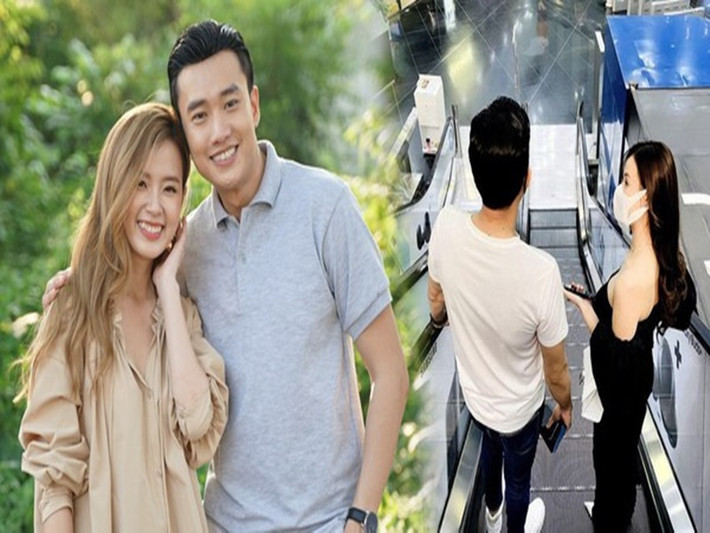 Quốc Trường còn được fan ghép đôi với Midu khi liên tục "thả thính" nữ diễn viên. Cả hai còn bị phát hiện có mặt tại các cuộc gặp gỡ với bạn bè chung. Về mối quan hệ với Midu, Quốc Trường cho biết cả hai chỉ là bạn bè chơi chung với nhau trong cùng một nhóm bạn. Ảnh: Tiền Phong.