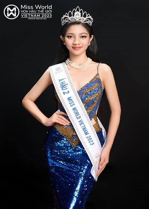 Á hậu 2 Miss World Vietnam 2023 Minh Kiên giữ được hình ảnh sạch scandal sau khi giành danh hiệu. Ảnh: Miss World Vietnam.
