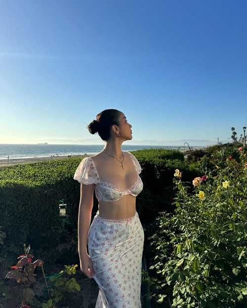 Năm 2018, Angela Ploy vướng tin đồn là bạn gái của nam ca sĩ Rocker Nguyễn. Ảnh: Instagram Angela Ploy.