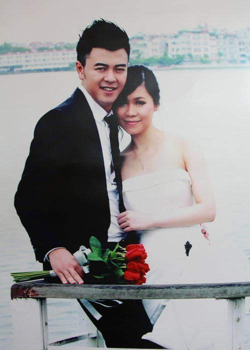 Khi mới kết hôn, bà xã của Tuấn Tú nhận ý kiến trái chiều về nhan sắc. Ảnh: Vietnamnet