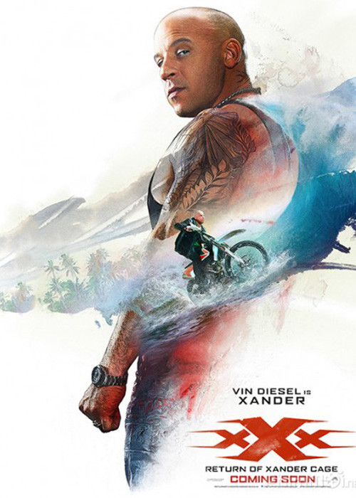 Các bom tấn dịp Tết Nguyên Đán 2017 còn gồm có “XXX phản đòn”. Phim có sự tham gia của: Vin Diesel, Chân Tử Đan, Ngô Diệc Phàm, Samuel L. Jackson, Nina Dobrev... Đây là tác phẩm đánh dấu sự trở lại của Vin Diesel với bộ phim đã đưa tên tuổi anh nổi tiếng. (Ảnh: Maskonline)