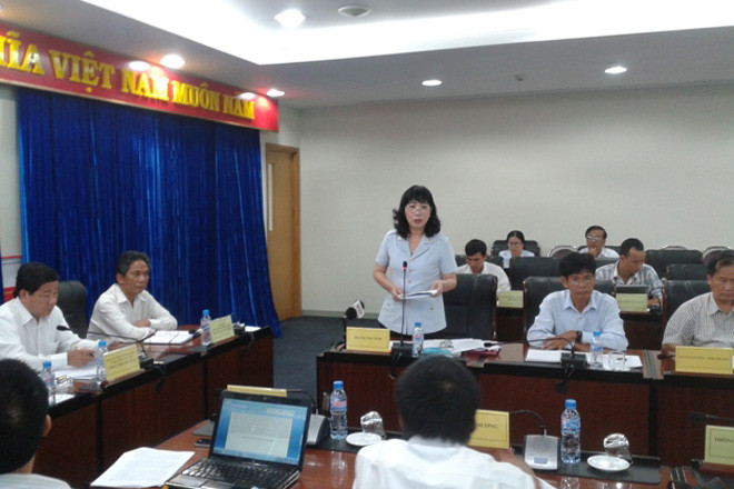Bà Nguyễn Thị Tuyết Mai - Chánh thanh tra tỉnh Bình Dương, đã thay mặt đoàn thanh tra công bố "167 hạng mục công trình" vi phạm xây dựng không phép, chưa làm thủ tục sở hữu công trình...