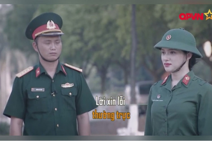 Mọi hành động của Hương Giang trong Sao nhập ngũ đều khiến fans bật cười. Ảnh: Người đưa tin