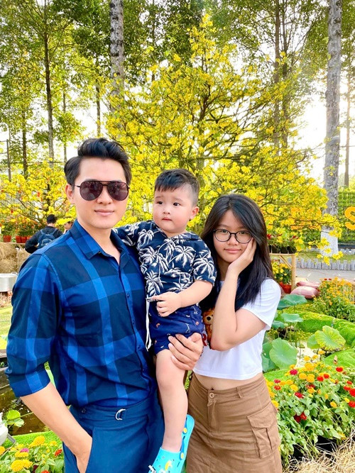 Quang Pháp có mối quan hệ tốt đẹp với con gái riêng của Thảo Trang.
